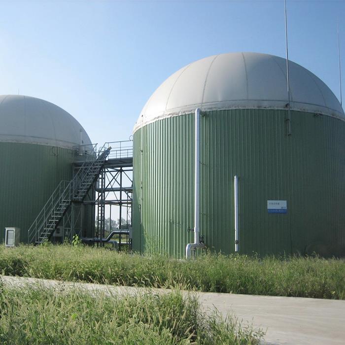 Dual Membrane Gas Domes For Biogas Storage