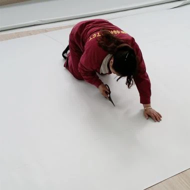 Rektangulära dubbelmembran biogas lagertankar